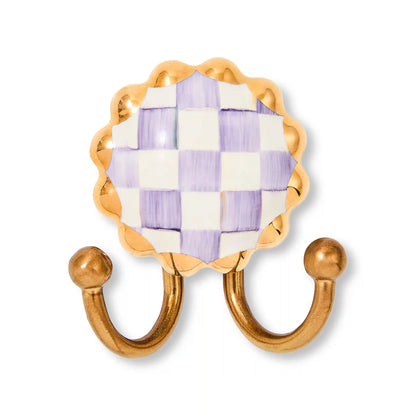 Courtly Check Round Hook