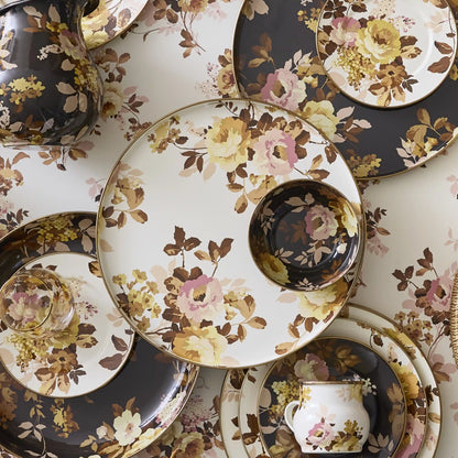 Wild Rose Mauve Round Tray