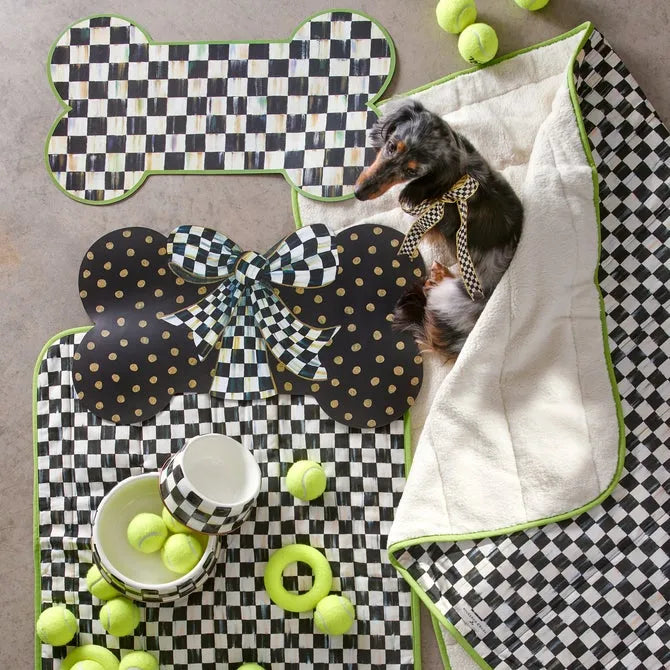 Courtly Check Large Pet Dish