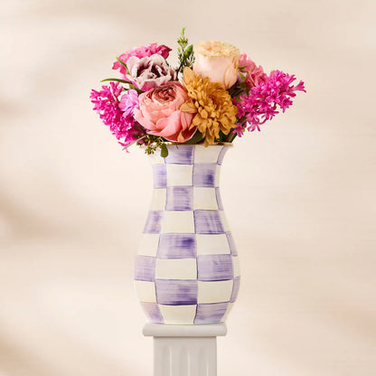 Wild Rose White Tall Vase