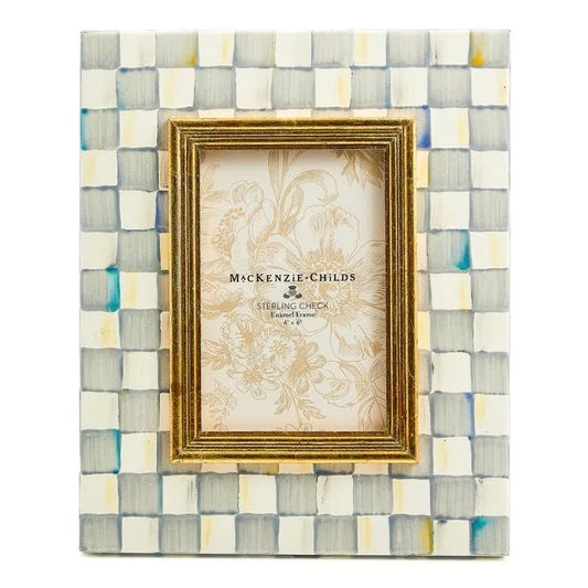 Sterling Check 4" x 6" Frame