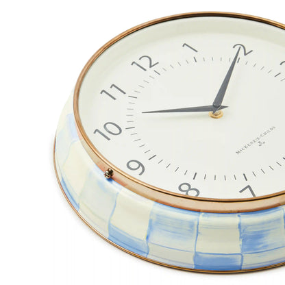 Courtly Check School Wall Clock