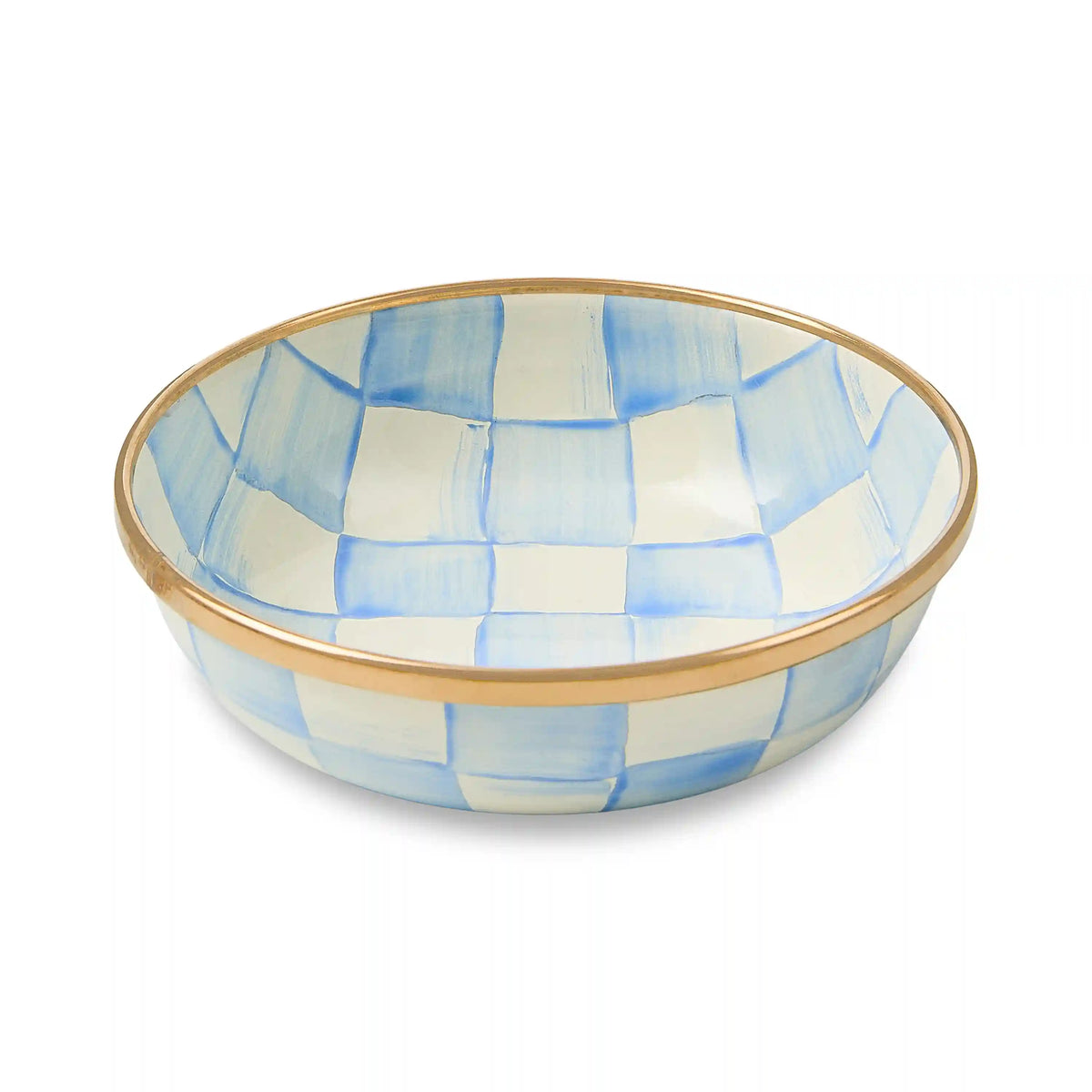 Violet Check Relish Dish