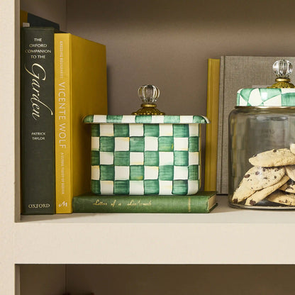 Courtly Check Recipe Box