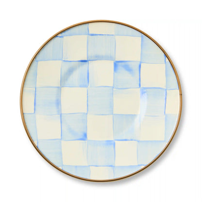 Violet Check Teacup