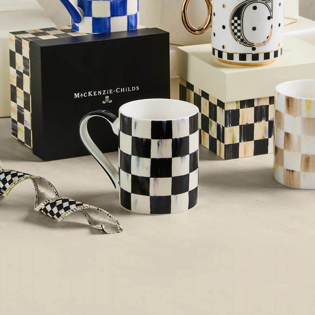 Rosy Check Porcelain Mug