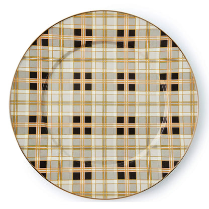 Tartan Black Serving Platter
