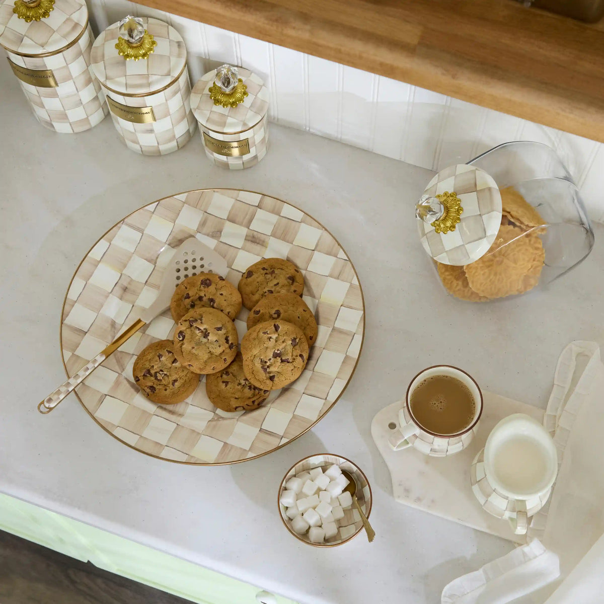 Sky Check Serving Platter