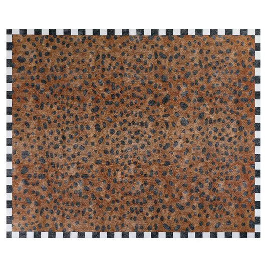Cheetah 8' x 10' Washable Rug