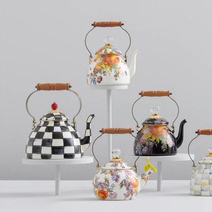 Sky Check Whistling Tea Kettle