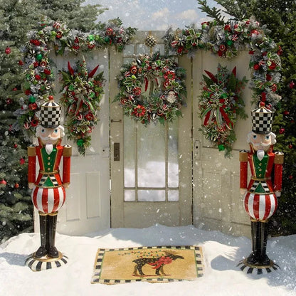 Courtly Check Wreath Hanger