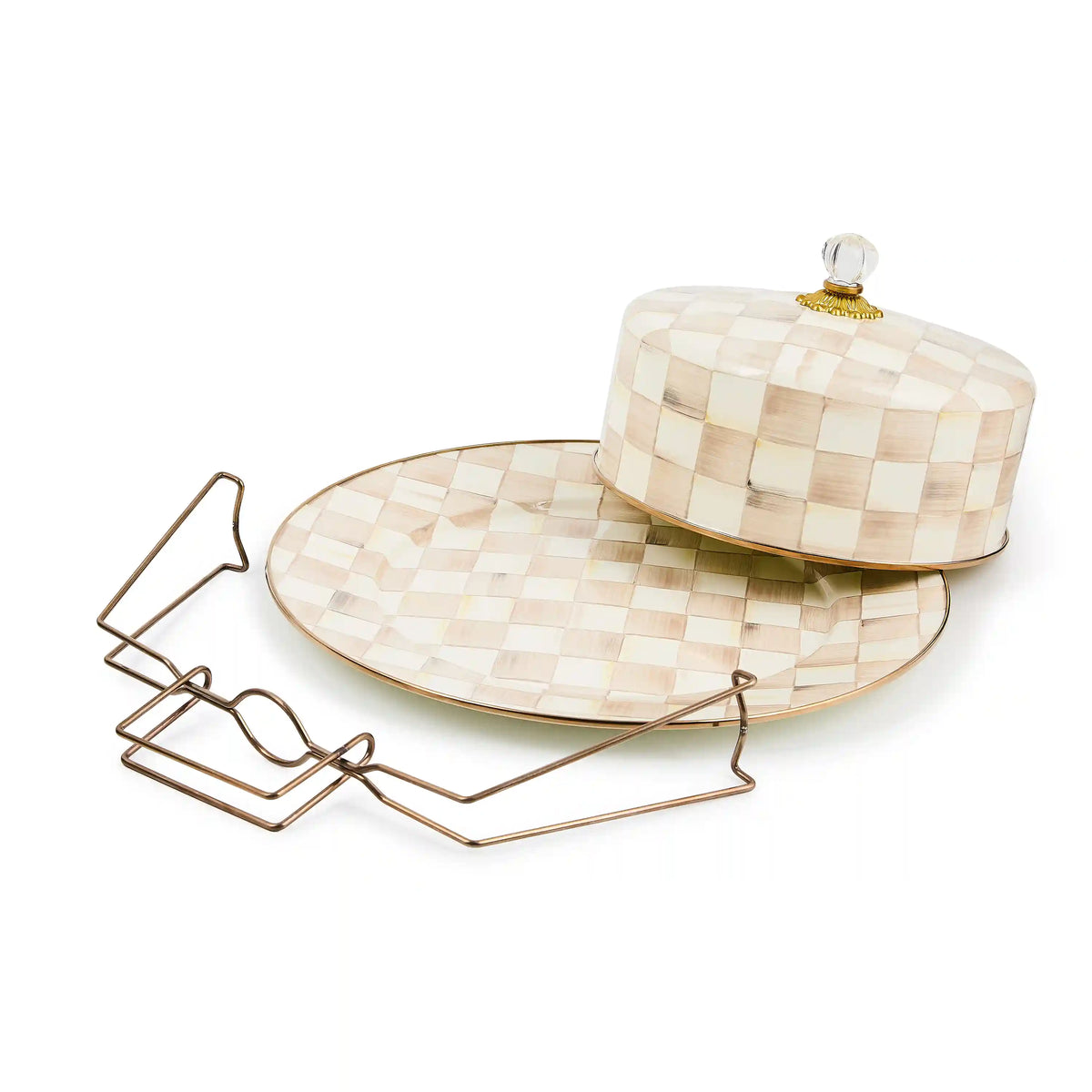 Courtly Check Cake Carrier