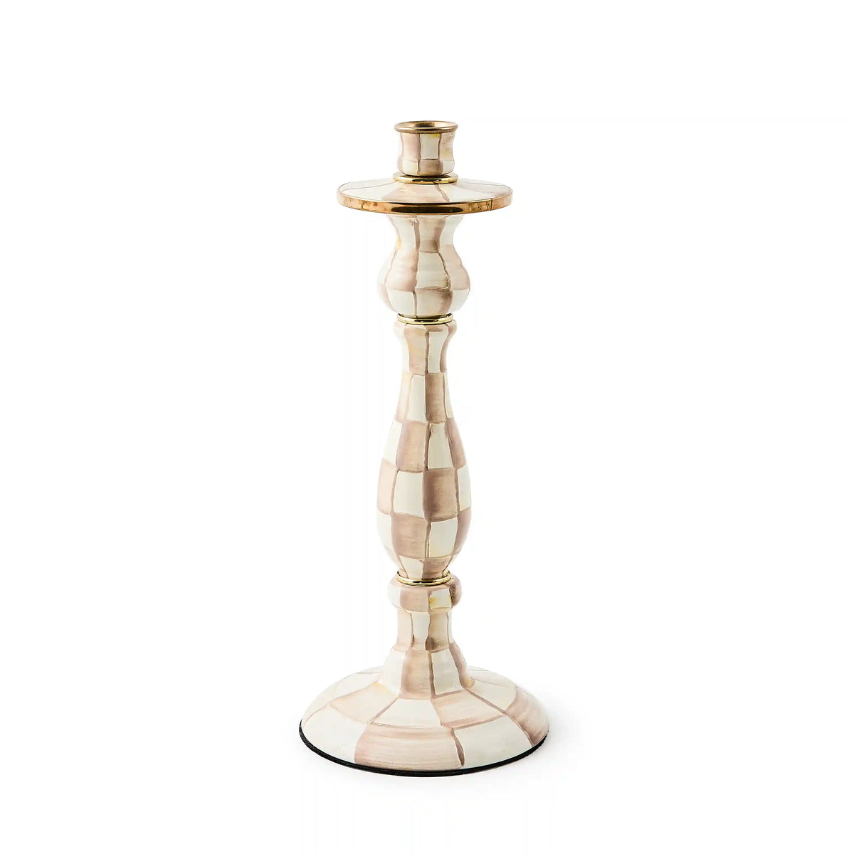 Mocha Check Short Candlestick