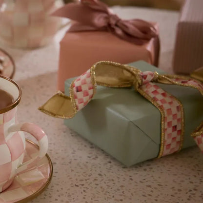Rosy Check 1" Ribbon