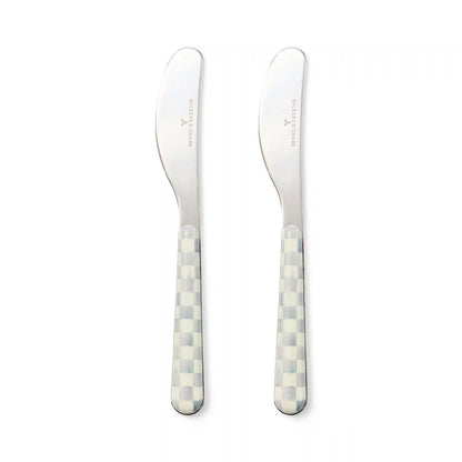 Courtly Check Bistro Spreaders, Set of 2