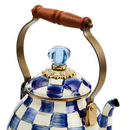 Emerald Check 3 Quart Tea Kettle