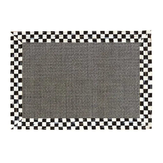Courtly Check 2' x 3' Grey Sisal Rug