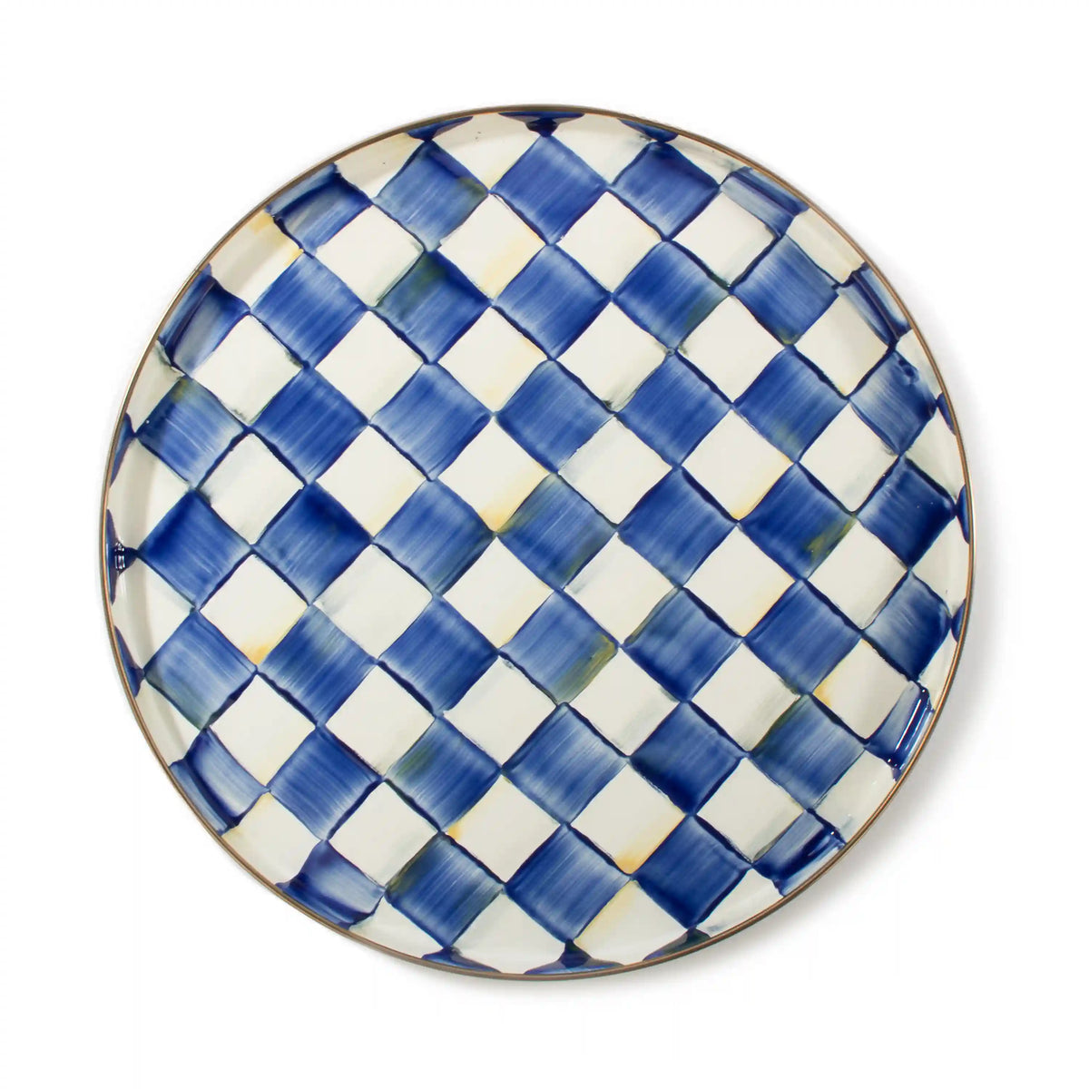 Rosy Check Round Tray