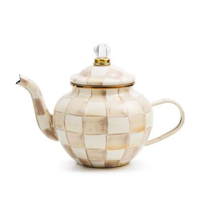 Emerald Check 4 Cup Teapot