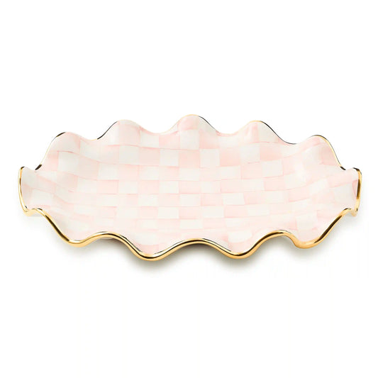 Courtly Check Ceramic Serving Platter