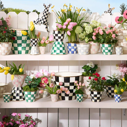 Courtly Check Small Garden Pot