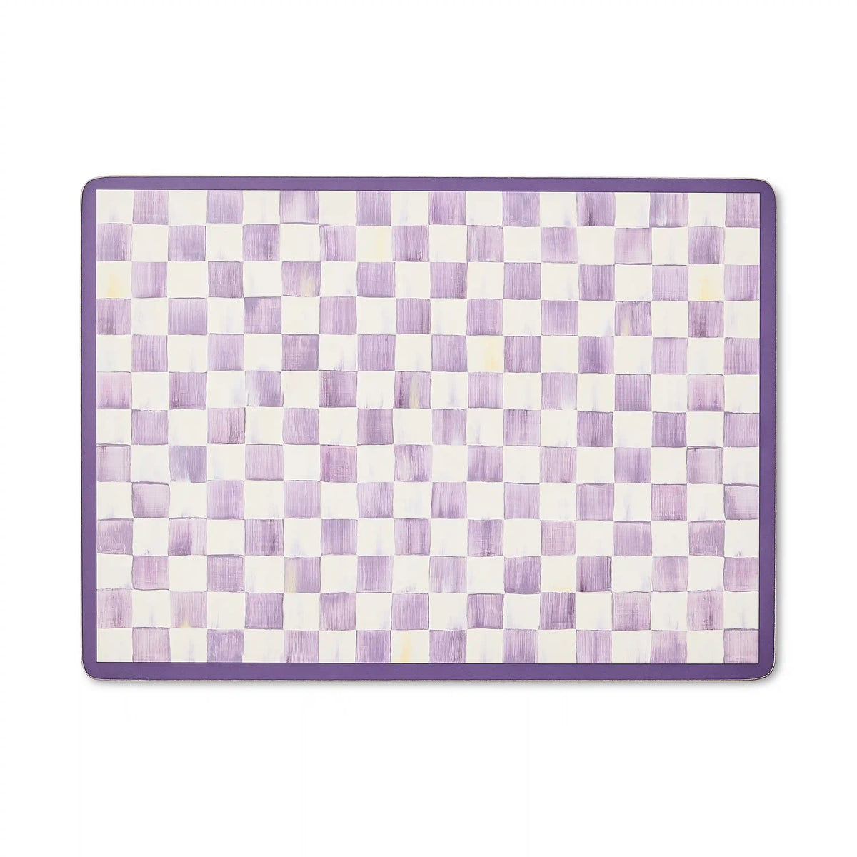 Sterling Check Cork Back Placemats, Set of 4