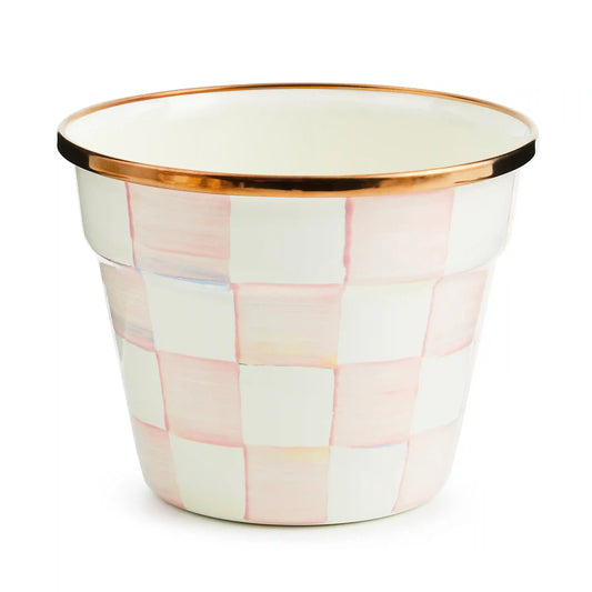 Emerald Check Small Garden Pot
