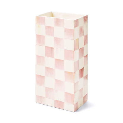 Rosy Check Pillar Vase