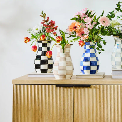 Wild Rose Brown Tall Vase