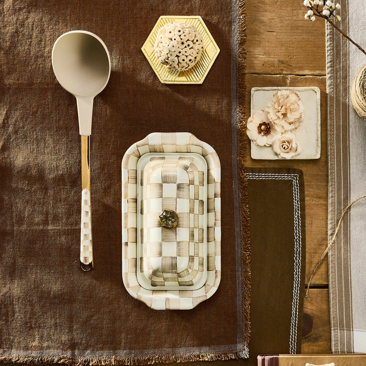 Courtly Check Butter Box