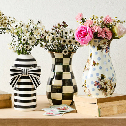 Wild Rose Brown Tall Vase