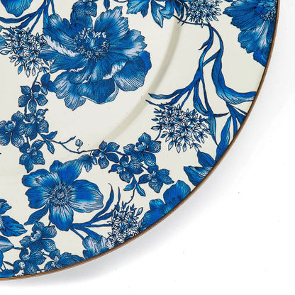 Rosy English Garden Enamel Serving Platter