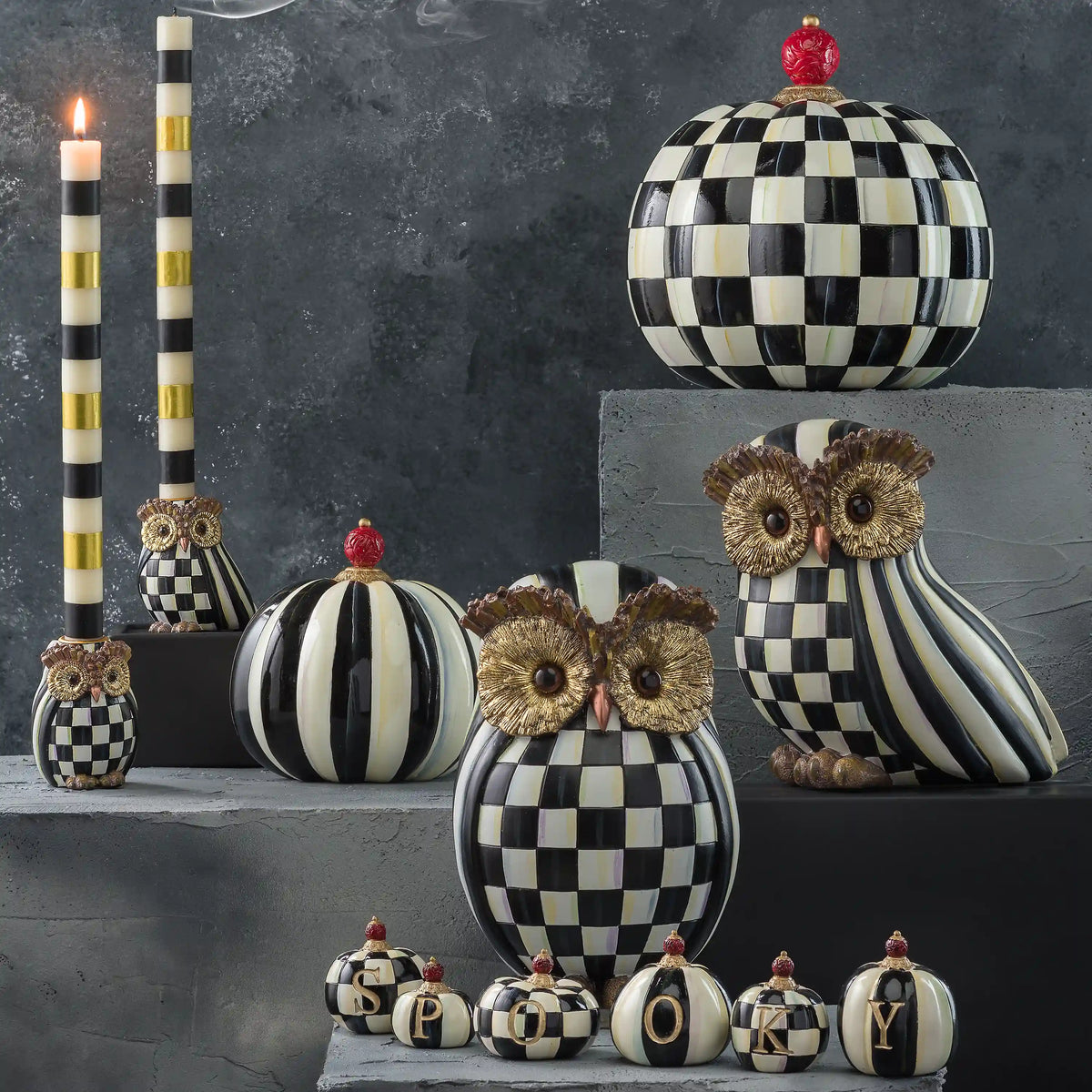 Courtly Check Owl