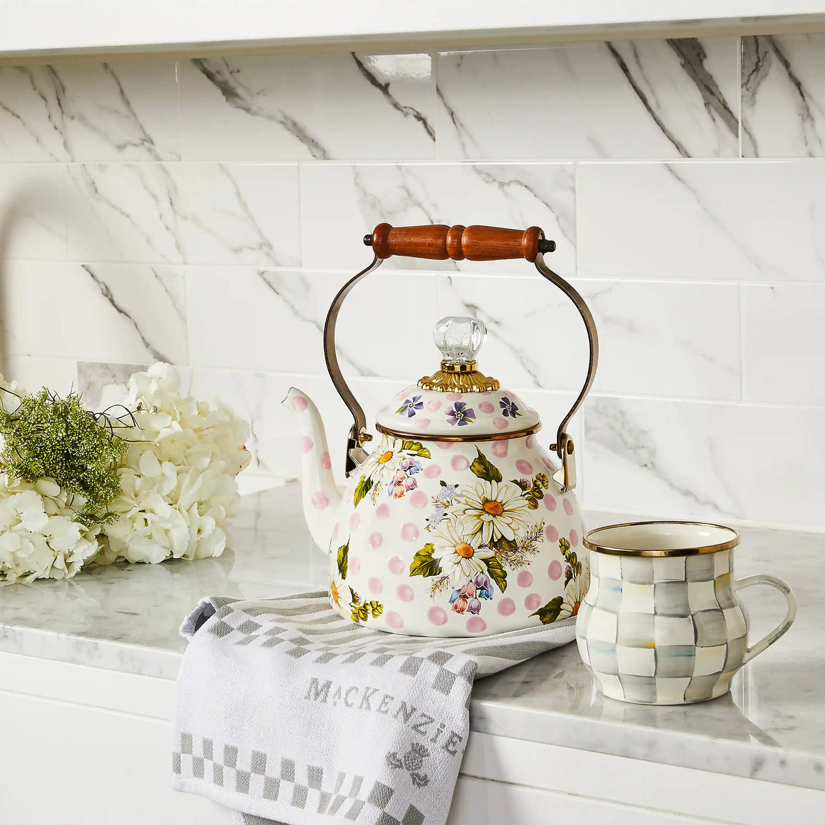 Sterling English Garden 2 Quart Tea Kettle