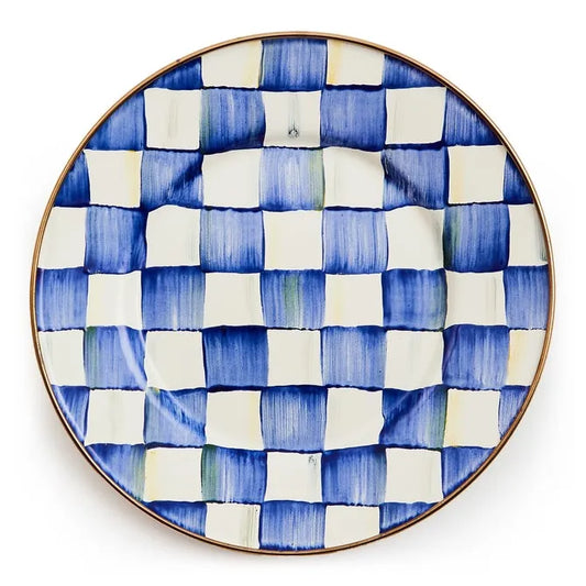 Royal Check Salad/Dessert Plate