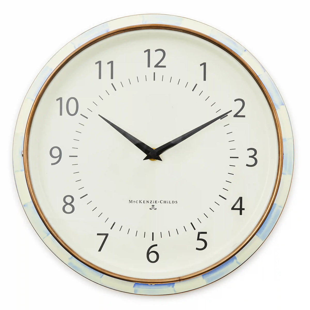 Sterling Check School Wall Clock