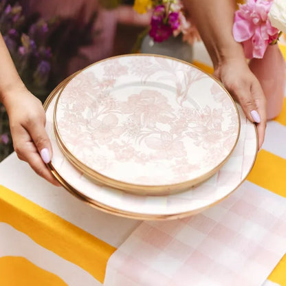 Rosy Check Charger/Plate