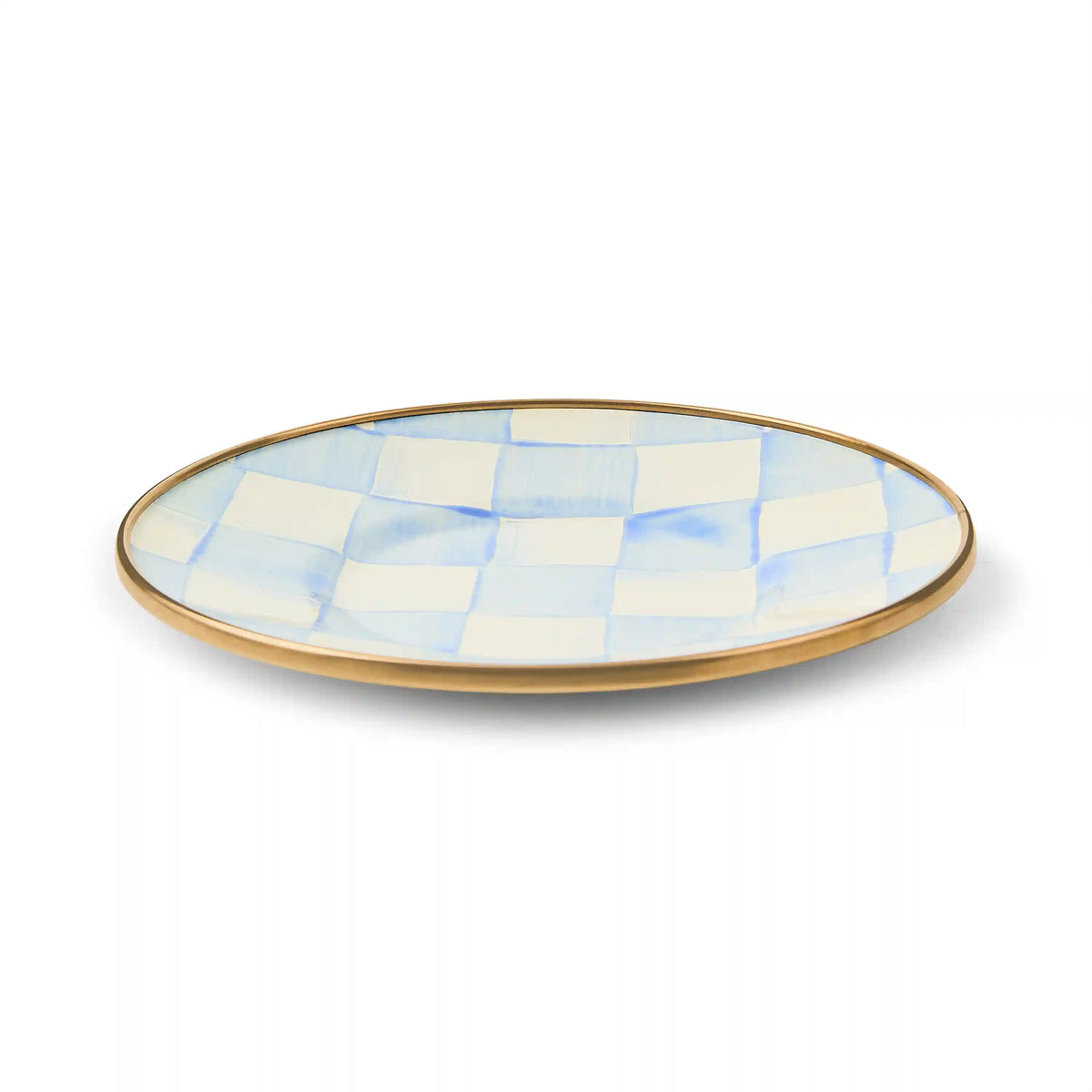 Mocha Check Teacup