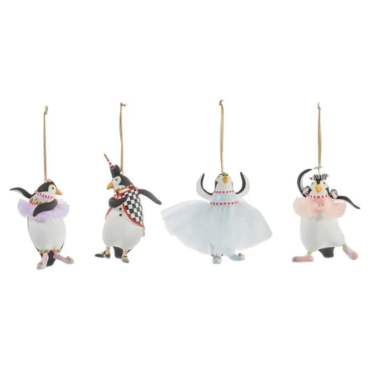 Patience Brewster Penguins En Pointe Mini Ornaments, Set of 4