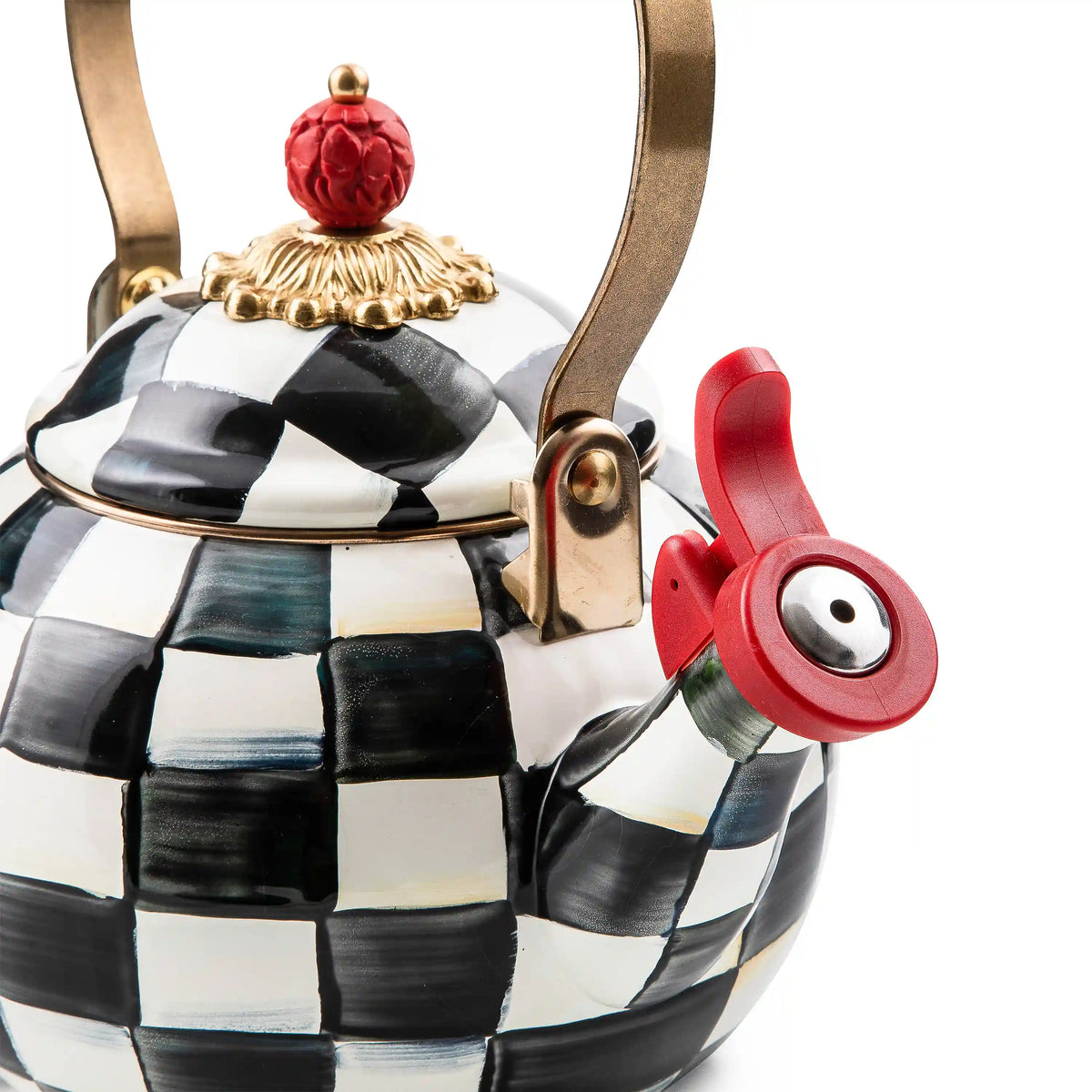 Rosy Check Whistling Tea Kettle