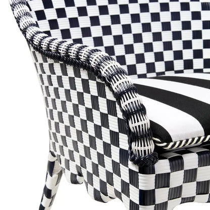 Gambit Check Outdoor Accent Chair