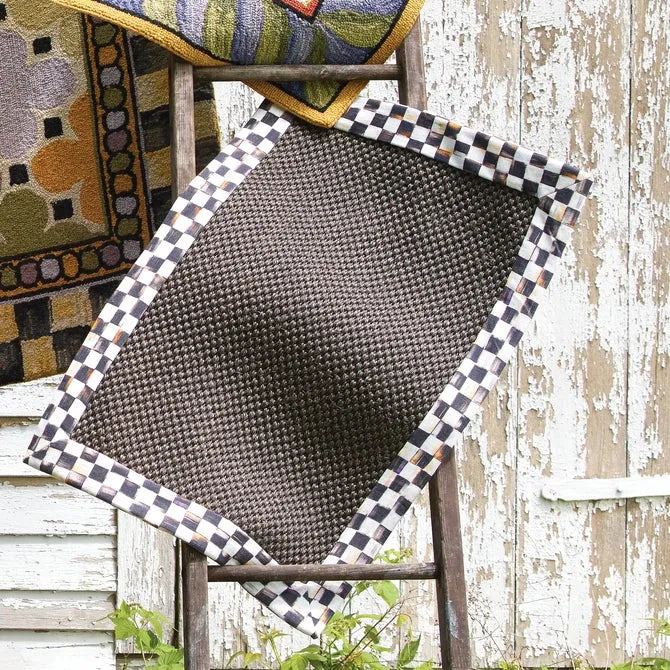 Courtly Check Black Sisal 2' x 3' Rug