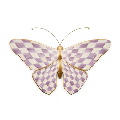 Violet Butterfly Wall Decor Duo