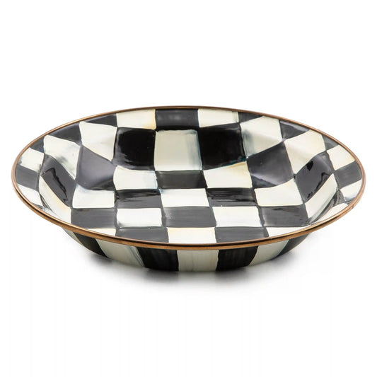 Wild Rose Brown Pie Plate