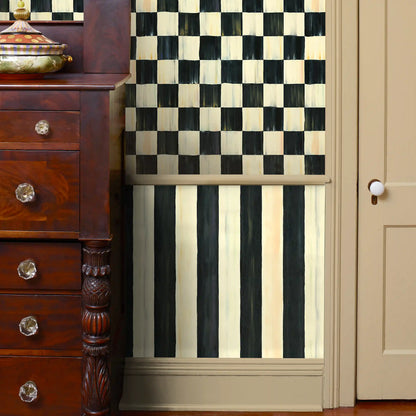 Mocha Stripe Wallpaper