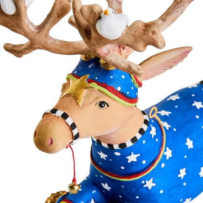 Patience Brewster Dash Away Sitting Comet Reindeer Figure
