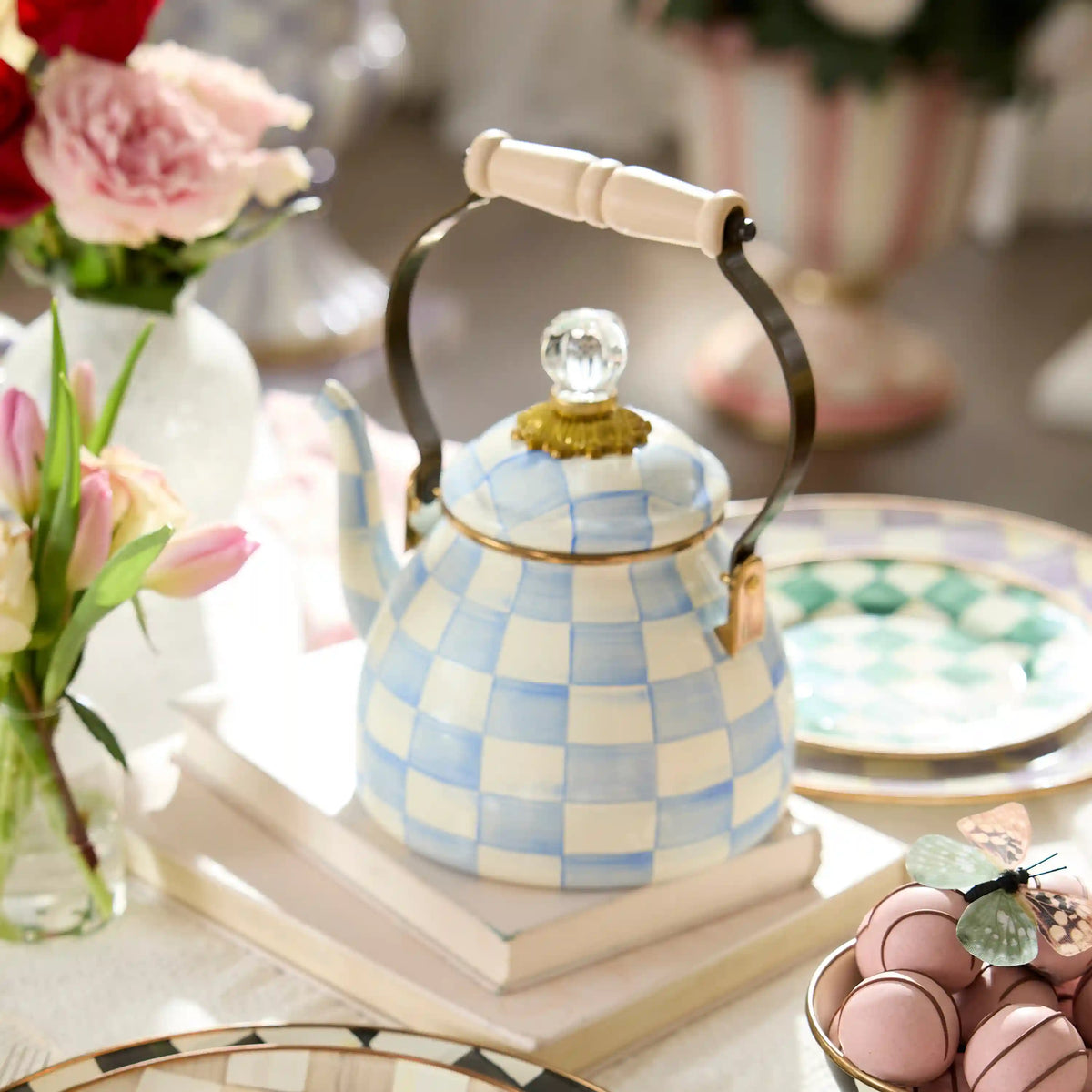 Royal Check 2 Quart Tea Kettle