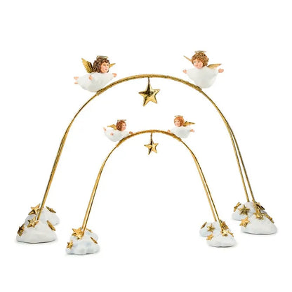 Patience Brewster Nativity Cherub Angels Arch Set, Set of 4