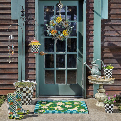 Rosy Check Ceramic Jumbo Garden Pot