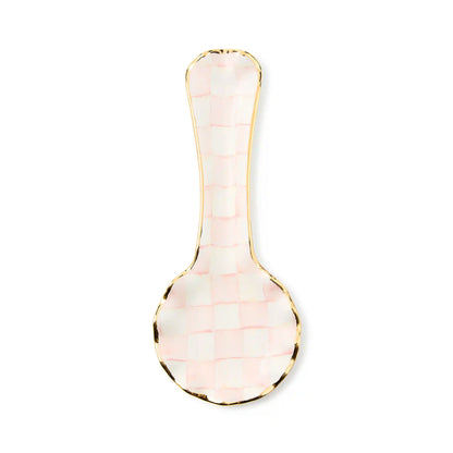 Courtly Check Ceramic Spoon Rest
